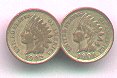 1901-1902 Indian head pennies