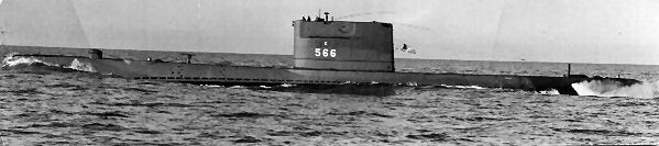 Photo of USS Trout provided by EM2 Clyde B. Rue, of that vessel.