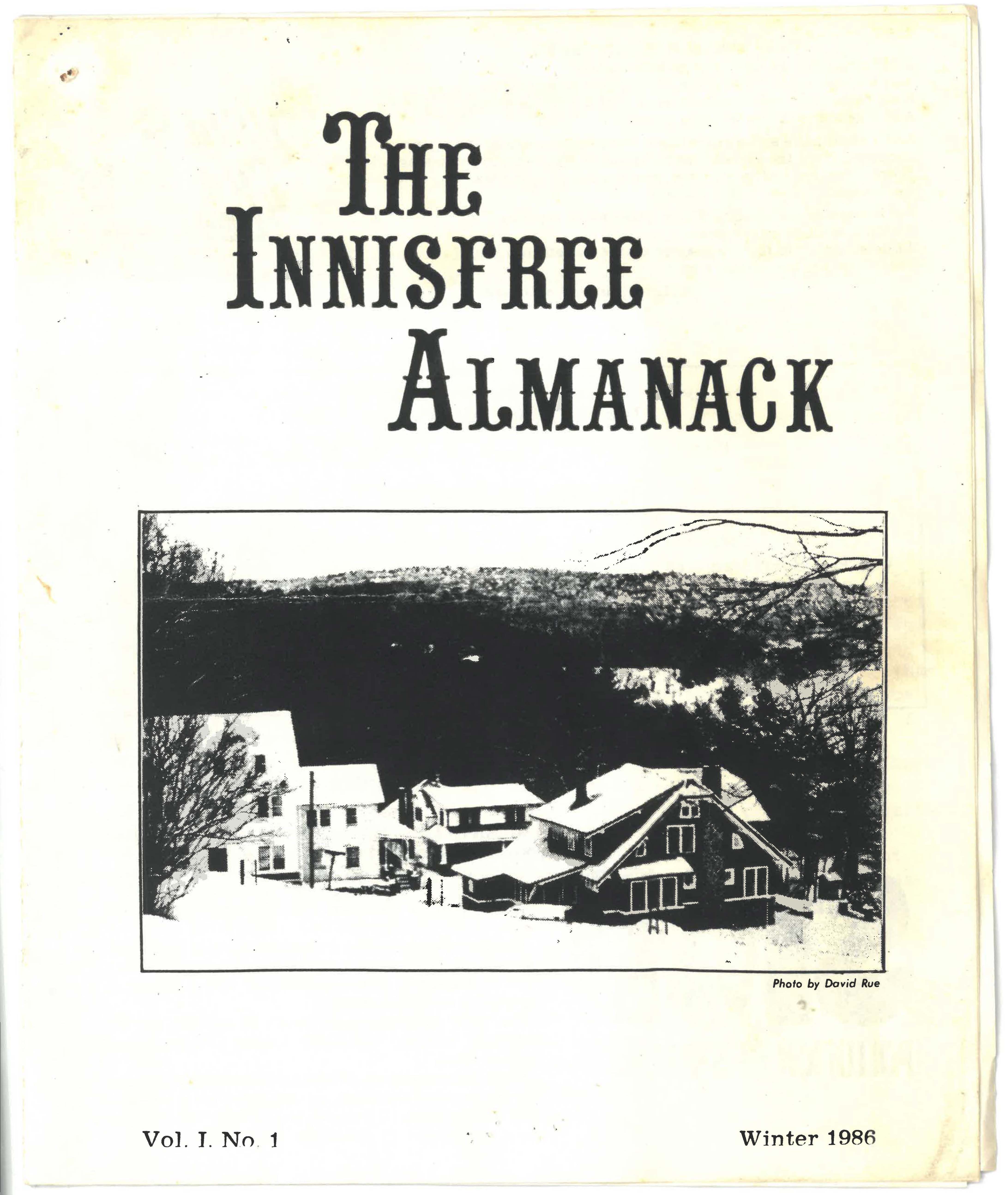 The Innisfree Almanack, Vol. 1, No. 1, Winter 1986