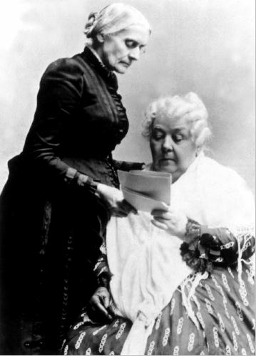 Susan B. Anthony and Elizabeth Cady Stanton, 1892