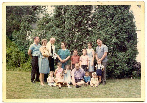 40 year anniversary of Opal and Arthur Rue, 1967, in Livonia, Michigan