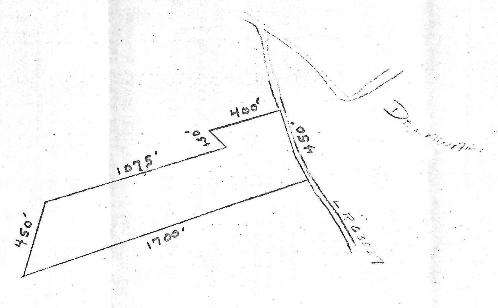 Scale 500' to 1 inch, per Wayne County Tax Map, Damascus Twp., p. 217.