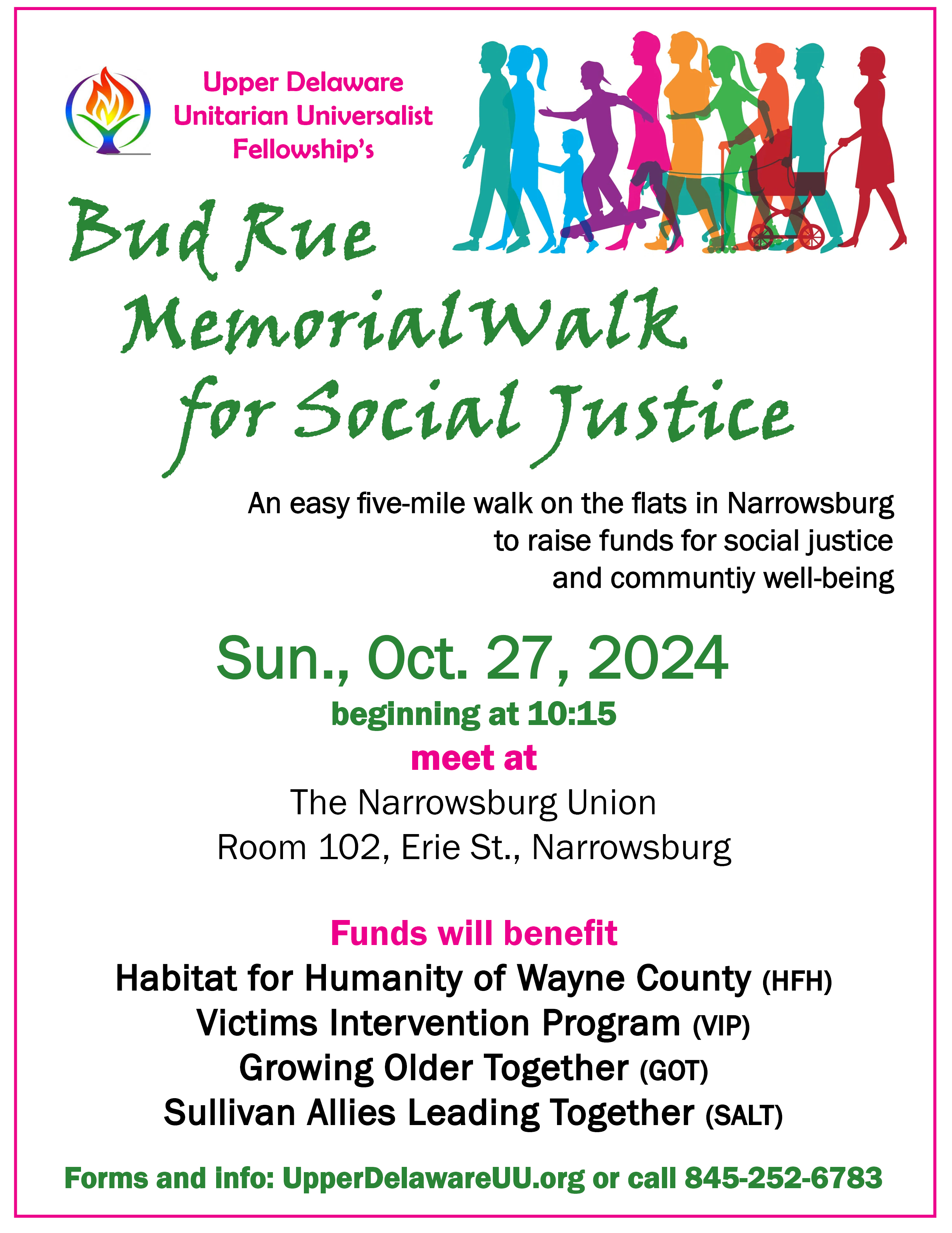 Bud Rue Memorial Walk for Social Justice