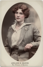 Colorized version of a 1913 photograph. Original: New York Evening Journal, Dec. 23, 1913, via Chronicling America.